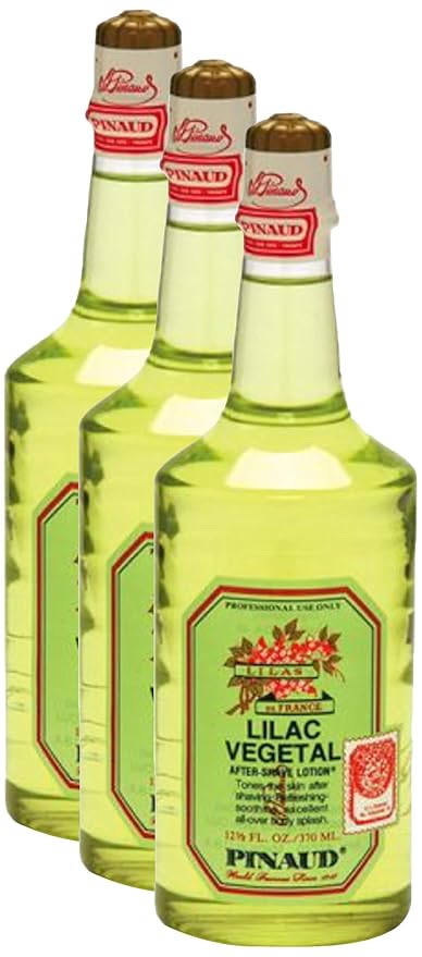 Clubman Pinaud Lilac Vegetal After Shave Lotion, 12 Ounce (Pack of 3)