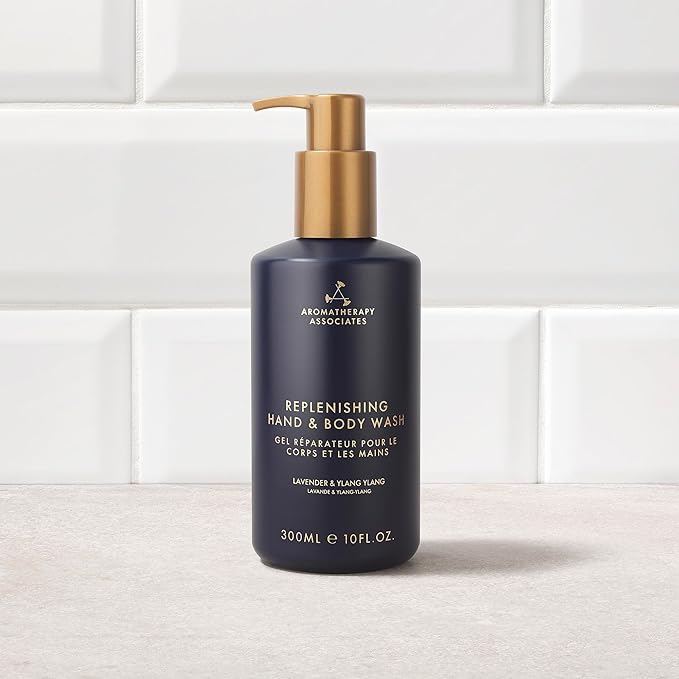 Aromatherapy Associates Balance Replenishing Hand & Body Wash, Moisturizing Liquid Hand Soap & Bath Wash for Women & Men, Hydrating Daily Skincare, 10 fl. oz.