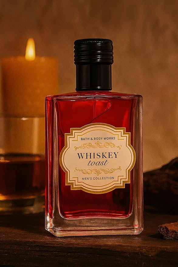 Bath & Body Works Whiskey Toast Cologne, 3.4 fl oz / 100 mL – Warm Whiskey, Toasted Oak, and Smooth Vanilla Men’s Eau de Cologne