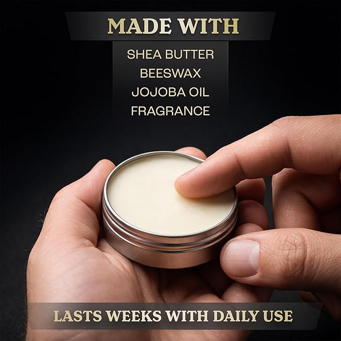 Premium Prince Solid Cologne 1 oz Variety Gift Set Alcohol Free Natural Concentrated Full Size Travel Friendly Tins Men's Fragrance 4 Manly Scents to Satisfy all Types of Viking Cannon Black Prime