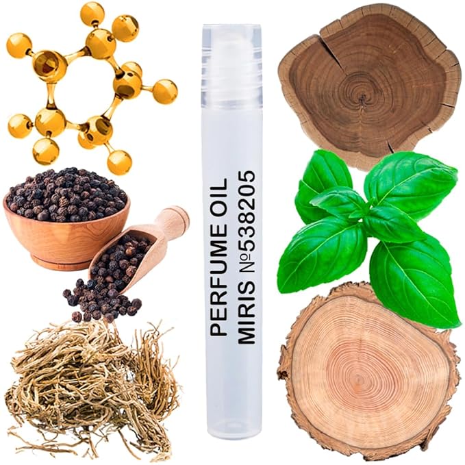 MIRIS No. 538205, Inspired by Bois Imperial, Long-Lasting Unisex Perfume Oil for Women & Men Roll-On, Rollerball 0.34 Fl Oz / 10 ml