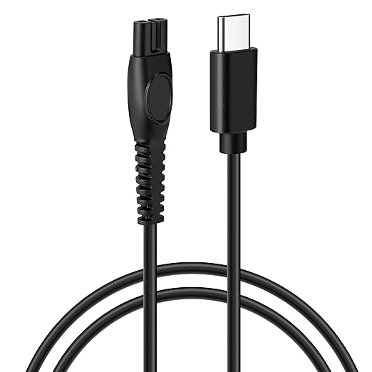 5V USB-C Charger Cord Compatible with Philips Norelco Shaver Models – QP2724, QP1924, QP4530, QP2834, QP4631, X3001, MG5910, MG5970, QP6552, MG7910, MG7970, MG9520, QP6542 & More
