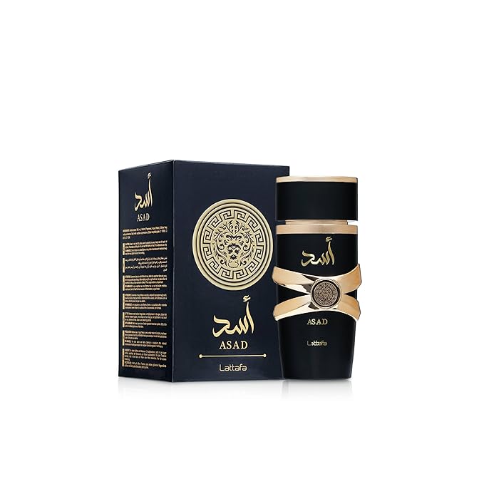 Lattafa Perfumes Asad for Unisex Eau de Parfum Spray, 3.4 Ounce