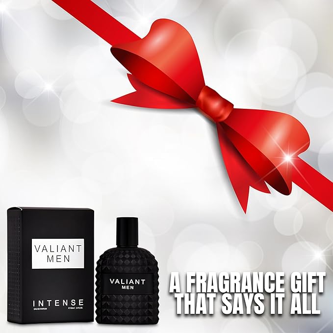 Men’s Cologne Valiant Original Natural Spray Eau De Toilette,Long-Lasting Scent Perfume for Men Elegant Bottle - Great Holiday Gift, 3.4 Fl Oz/100 Ml