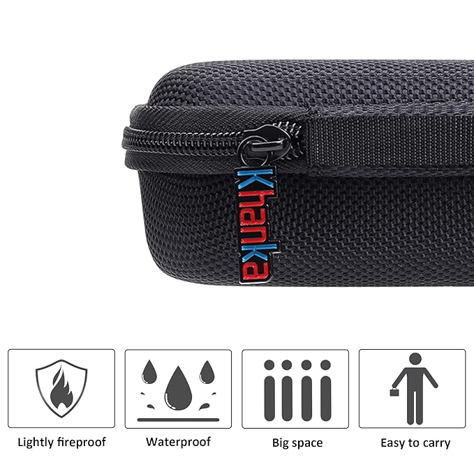 Khanka Hard Travel Case replacement for WEISHI Double Edge Safety Razor/Merkur Long Handled Safety Razor