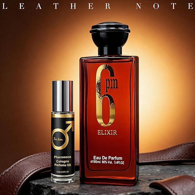Men’s Eau de Parfum for Men, Fruity Woody Cologne with Pineapple, Apple & Amber Notes, Long Lasting Modern Masculine Fragrance, Natural Spray, 3.4 Fl Oz (100ml)