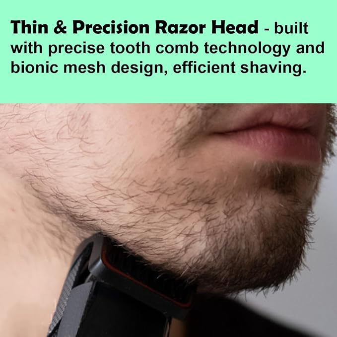 52B Series 5 Replacement Head for Braun Electric Shaver, S5 Wet and Dry Replacement Foil and Cutter Compatible with 5190cc 5090 5020 (1 Count)