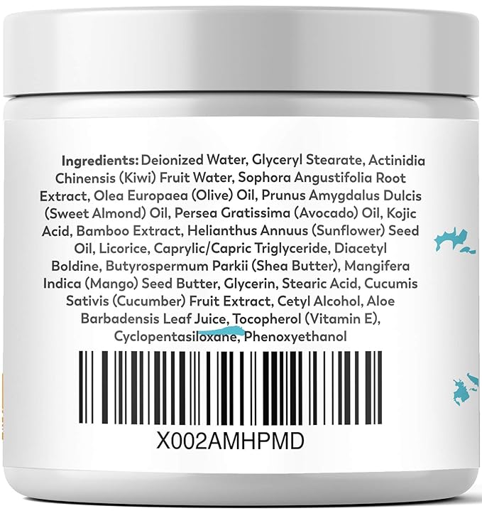 Anti Aging Dark Spot Corrector Cream for Face & Body - Made in USA - Active Bamboo Skin Nourishing Age Spot Remover Women Men 4 OZ