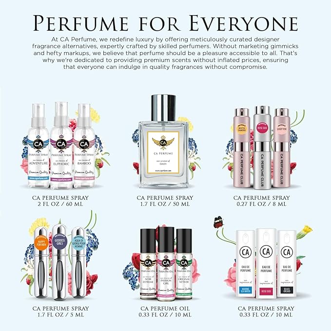 CA Perfume Impression of 24 Old Bond Street For Women & Men Fragrance Spray Bottle 3.4 Fl Oz/100ml