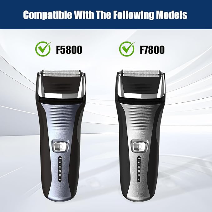 Shaver Replacement Foil Compatible with Remington TITANIUM-X Flex & Pivot Foil and Cutter F5800 & F7800 ，2packs