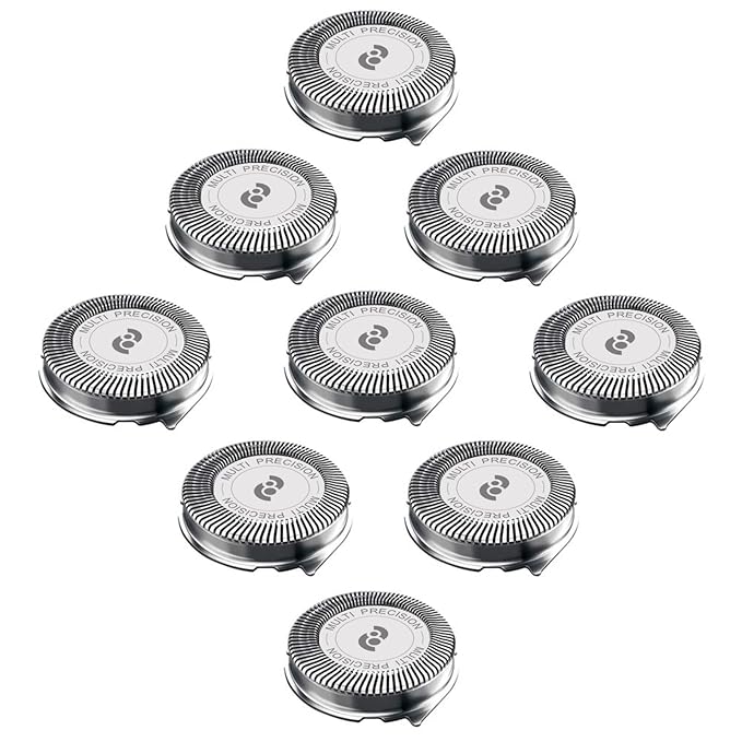 HQ8 Replacement Heads for Philips Norelco Aquatec Electric Shaver Razor Series, AT880, PT730, New Upgrade