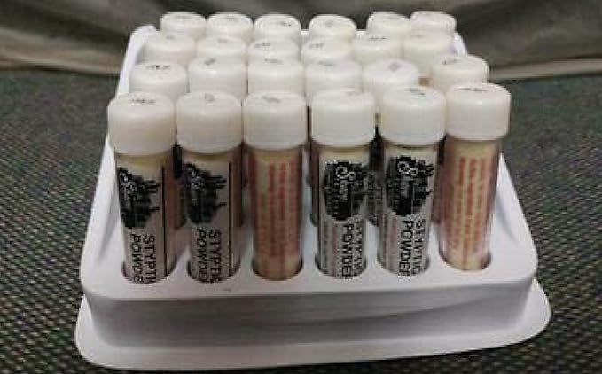 The Shave Factory Neck Relief Styptic Powder, 3gr, 24 Pcs Display, 3 Gram