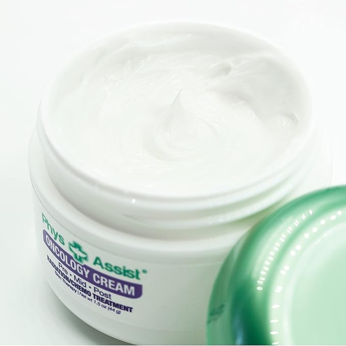 PhysAssist Oncology Cream 1.5 oz. Travel Size. Soothing, Calming and Hydrating to Stressed Skin Undergoing Chemo or Radiation. Made with Botanicals of Lavender, Calendula, Peppermint