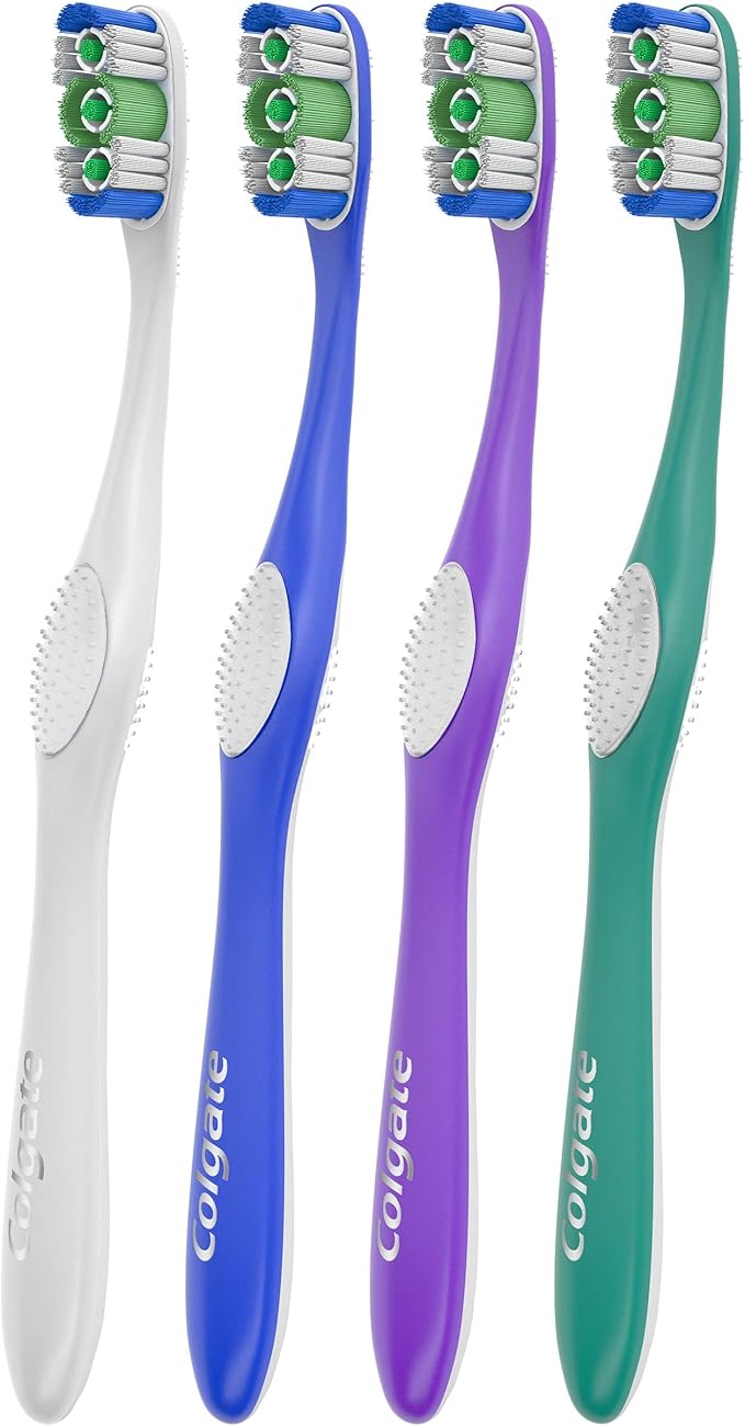 Colgate 360 Adult Toothbrush, Medium (4 Count)