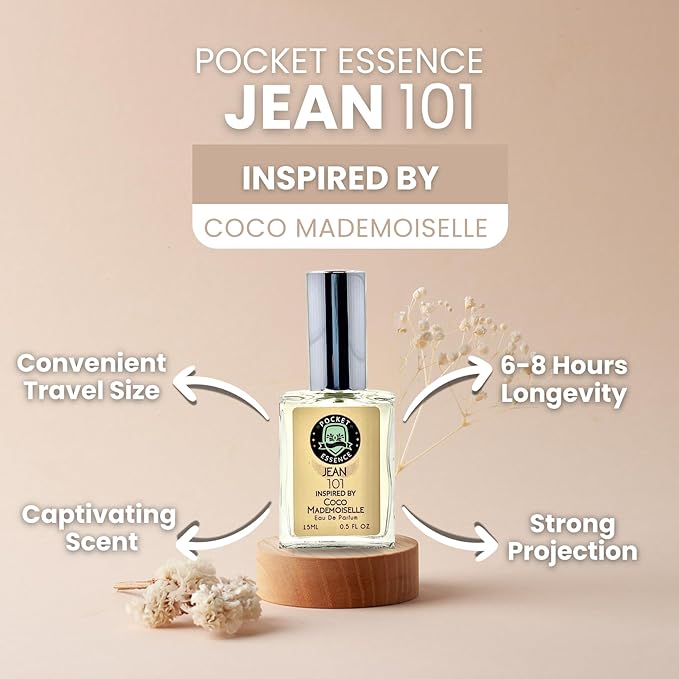 Jean101 | Eau De Parfum | Inspired By Mademoiselle | For her | 0.5 FL OZ 15ML