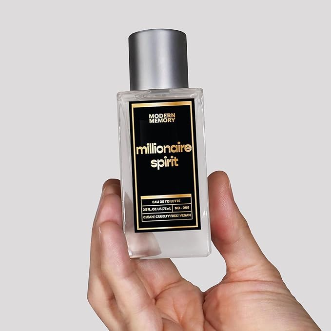 Modern Memory Millionaire Spirit Eau de Toilette for Men, 2.5 fl oz - Notes of Golden Citrus, Rich Leather & Amber