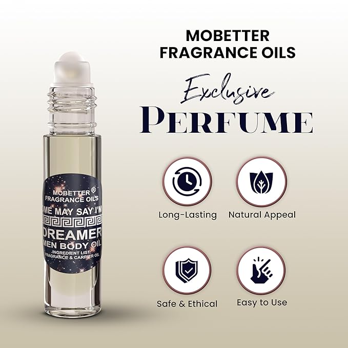MOBETTER FRAGRANCE OILS Some May Say I'm A Dreamer Men Cologne Fragrance Body Oil