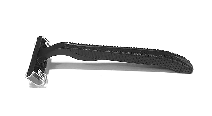 200 Box of Bullet Blades Black Razor Blades Disposable Stainless Steel Hospitality Quality Shavers High End Twin Blade Razors for Men and Women