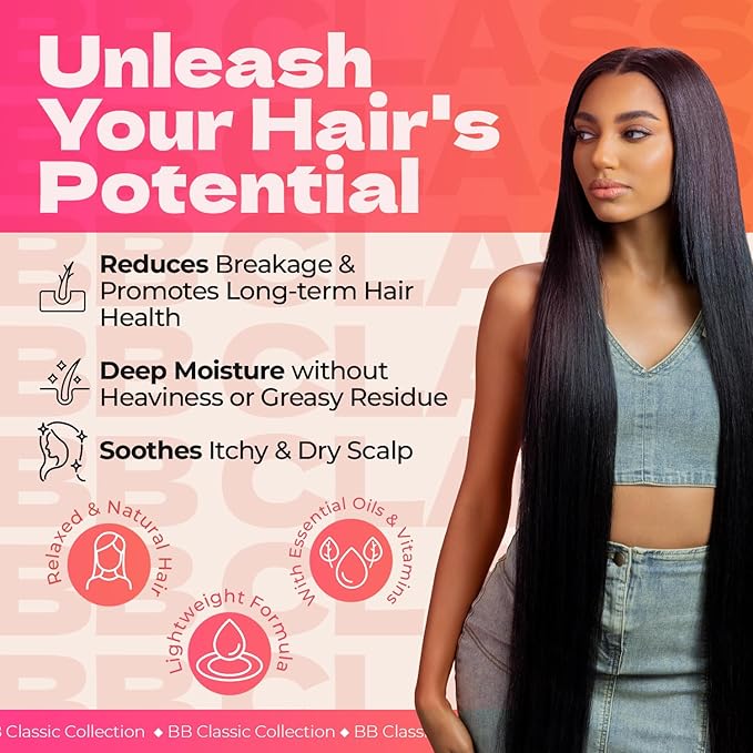 Bronner Brothers Maximum Strength Super Gro Hair Dress & Scalp Treatment – Coconut Oil, Vitamins E, A & D, Sage & Sulfur – For Dry Scalp Care, Breakage Support, Shine & Healthy-Looking Hair – 6oz