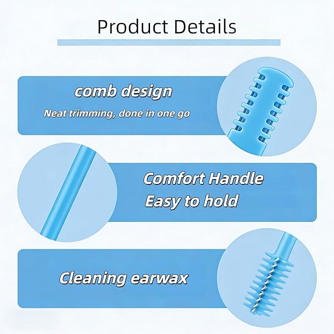 2-in-1 Nasal Hair Cutter, a New Model in 2026, 360 ° Rotating Nose Hair Trimmer, efficient and Portable Tool for Removing Nose Hair, Suitable for Various People and a Must-Have for Travel (blue12PC)