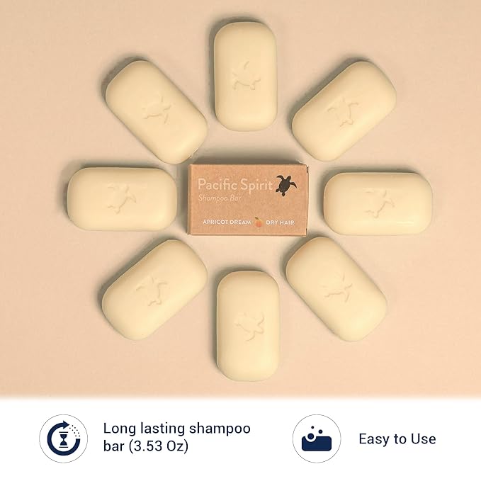 Moisturizing Shampoo Bar with Argan Oil for dry Hair - High Shine - Tropical Scent - SLS free, Sulfate-Free, Soap-Free, Zero Waste, Vegan, 3.53 Oz