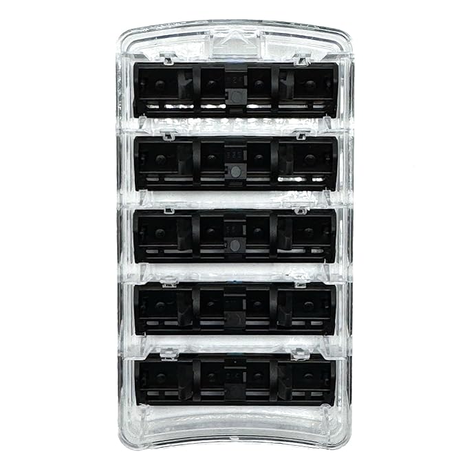 Taconic Shave, 40 Triple Razor Blade Cartridges – Compatible with Gillette Sensor, Sensor Excel, Sensor 3, Sensor 2 & Personna Triflexx Razor Handles – Flexing Blades adjust to your skin's contours