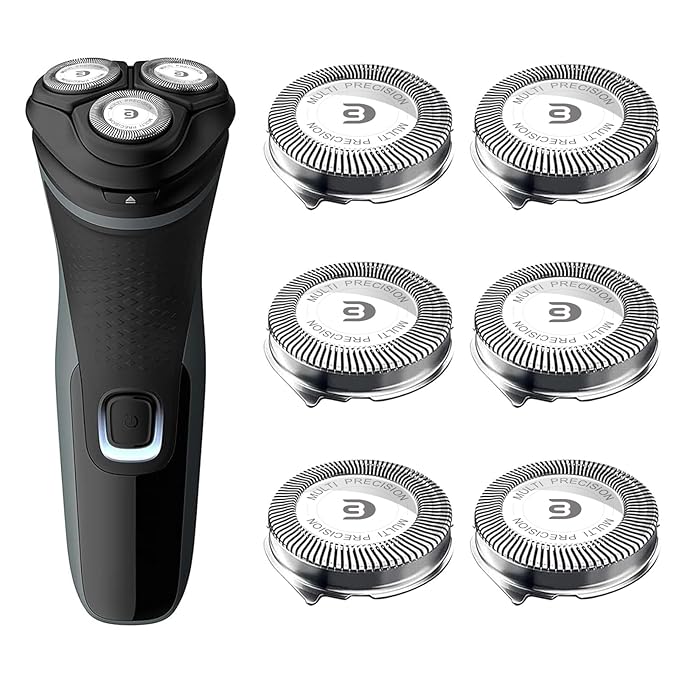 tuokiy SH30 Replacement Heads for Shaver 3800, Compatible with Series 3000, 2000, 1000 and S738 Click and Style