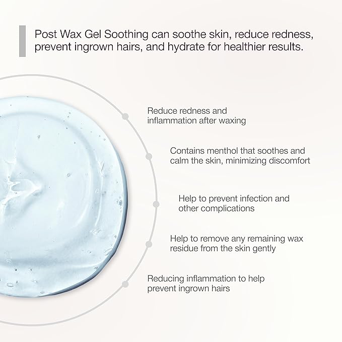 Curacoro Post Wax Gel for After Wax Care | Refreshing, Soothing Gel to Revitalize & Calm Skin After Waxing Treatment