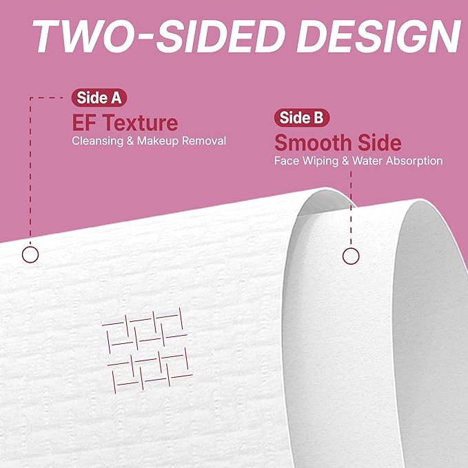 Mother's Day Gifts for Mom from Daughter Son, Disposable Face Towels XL 50 Count, Ultra Soft Facial Tissues for Sensitive Skin, Makeup Remover Dry Wipes, Best Mom Birthday Gift Ideas