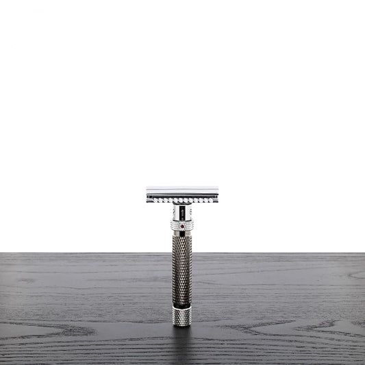 Yaqi Gunmetal & Chrome Adjustable Final Cut Safety Razor