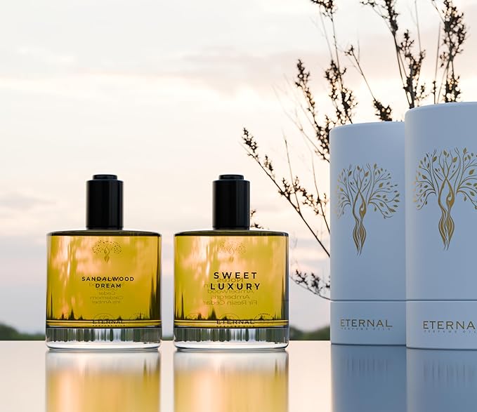Eternal perfume oils Sandalwood Dream perfumes for women Inspired by Santal 33 Long Lasting Perfume for Men 1.69 FL Oz Designer Perfume for Men with 1 FL Oz (Pack of 2)