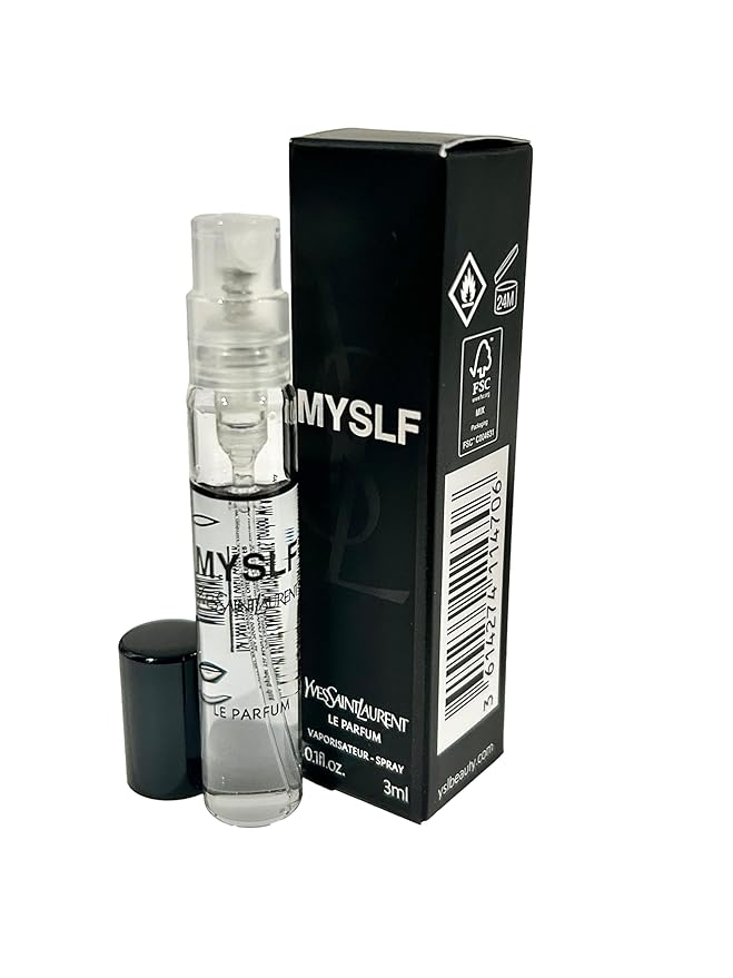 Yves Saint Laurent YSL MYSLF LE PARFUM Men SAMPLE SPRAY Perfume MINI SMALL TRAVEL SIZE 3 ml / 0.1 Fl oz