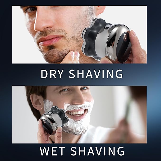 Head Shavers for Bald Men,Magnetic Head Shaver,Waterproof Wet Dry Shaving,Electric Bald Head Razor,LED Display,Cordless Rechargeable 7D Shaver for Scalp/Face/Beard with Type-C Charge
