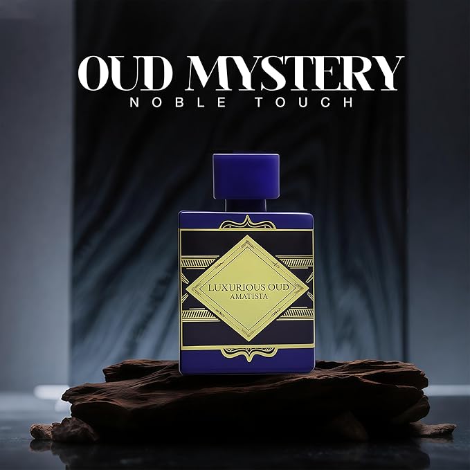 Luxurious Oud Amatist Men's Cologne – Eau De Parfum – Long Lasting Arabic Oud Perfume Oil – 100ml