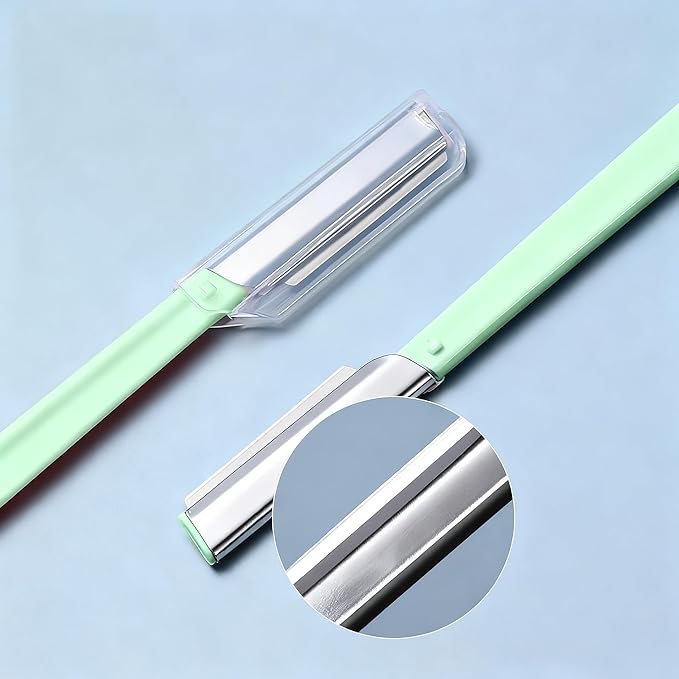 4Pcs women's Eyebrow Trimmers, Hair Removers,and Hair Removers. Equipped With Anti Slip Handle and Protective Cover, Multifunctional To Remove Fine Hair and Other Unnecessary Hair.