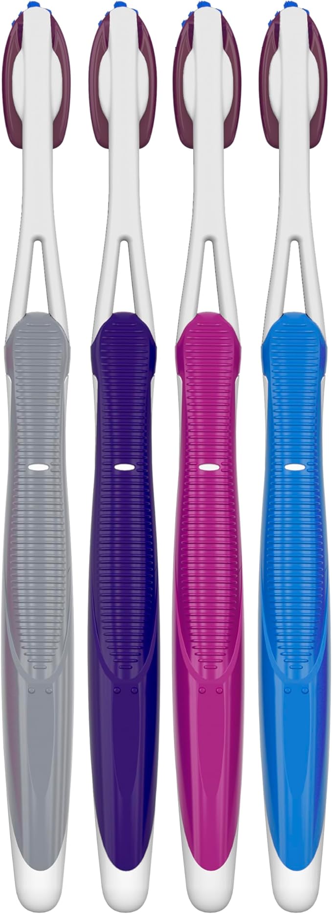 Oral-B 3D White Deep Stain Remover toothbrushes, 4 Count Toothbrush Medium, Removes 90% of Surface Stains, whitens Teeth, deep Reach, removes Plaque and Stains Tooth Brush