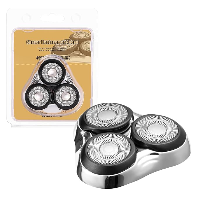 Rotary Replacement Shaver Head,Compatible with Remington Shaver Series,forR3,R4,R5,R6,R7,R8,SP-3141 and SP-5161 Foils (White-2PC)