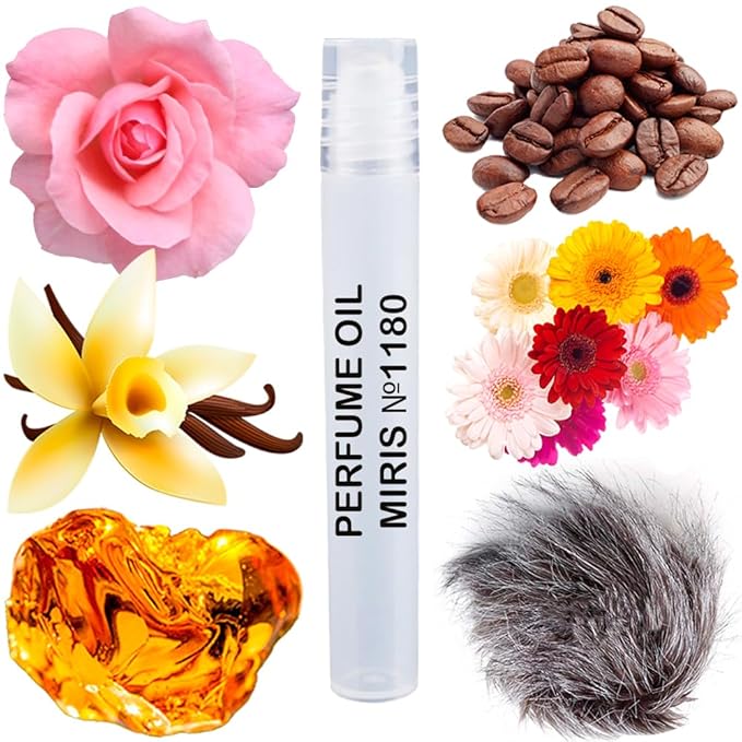 MIRIS No. 1180, Inspired by Intense Cafe, Long-Lasting Unisex Perfume Oil for Women & Men Roll-On, Rollerball 0.34 Fl Oz / 10 ml