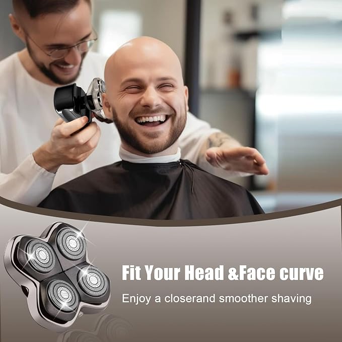 Shaver Replacement Heads Compatible with Skull Head Shaver, Replacement Blade for Pitbull, Butter flykiss pro & Palm for Bald Men 1 Pack