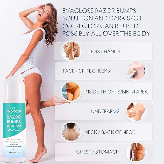 Razor Bumps Treatment for Women and Men, Ingrown Hair Treatment, Razor Bump Treatment for Bikini Area, Face, Neck, Legs, and Underarm Area, After Shave for Women and Men, Ingrown Hair Serum