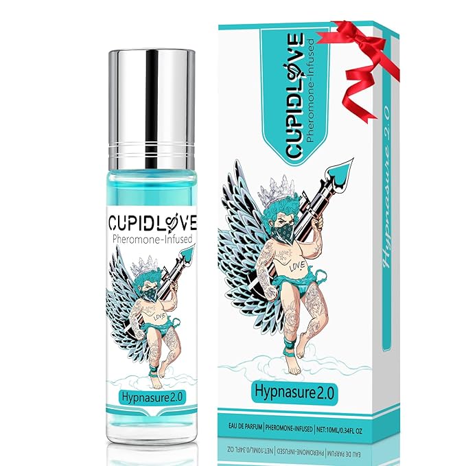CUPIDLOVE Roll-on Pheromone for Men 10ml - Upgraded Hypnasure 2.0 Long Lasting Oil Cologne Perfume for Men - Real Pheromone Perfume Christmas Gift