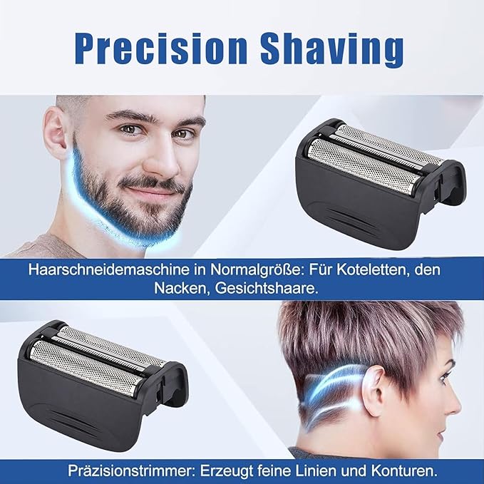 2PCS Shaver Replacement Blades Compatible with Remington Shaver Foil SPF-PF Head and Cutter Assembly for Remington PF7580,PF7400,PF7500,and PF7600 Foil Shavers,Black