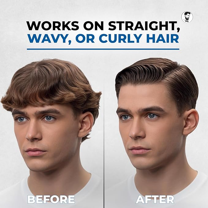 Gentlemen Republic Oceano Men's Hair Gel 16oz - Strong Touchable Hold and High Shine Styling Gel for Hair, 100% Alcohol-Free Professional Formula with Fresh Scent, Mens Hair Product Made in USA