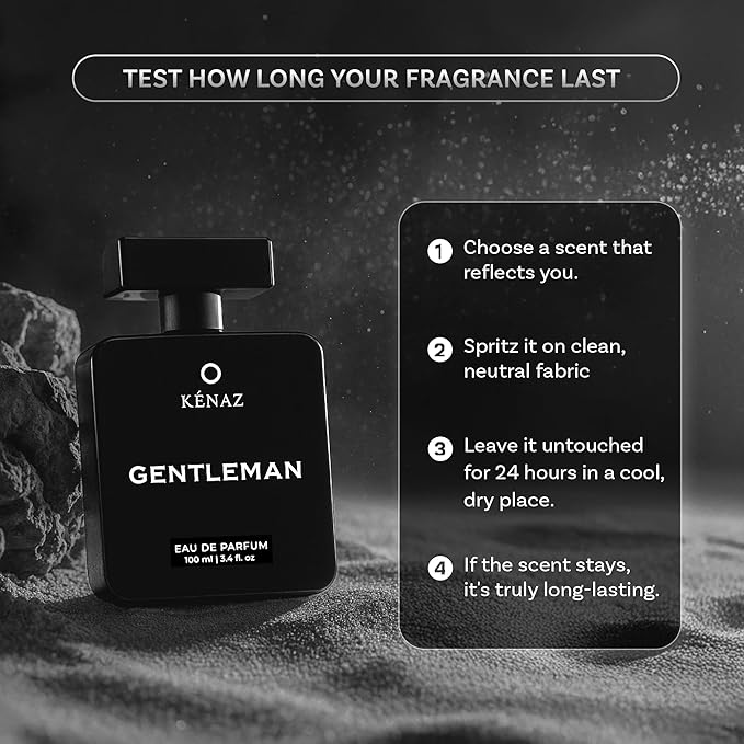 GENTLEMAN | Men's Fragrance | Perfume for Men | Citrus top note | 100 ml pack | 3.4 Fl. Oz. | Amber and Spicy fragrance | Gift for Men | Eau de Parfum EDP