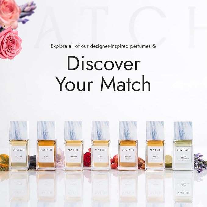 Match Abslute Eau de Parfum for Men - Inspired by Creed's Aventus Eue de Parfum, Citrus Spicy Woody Fragrance with Bergamot, Blackcurrant Notes - Long-Lasting Luxury Men’s Perfume 50ml / 1.7 fl oz