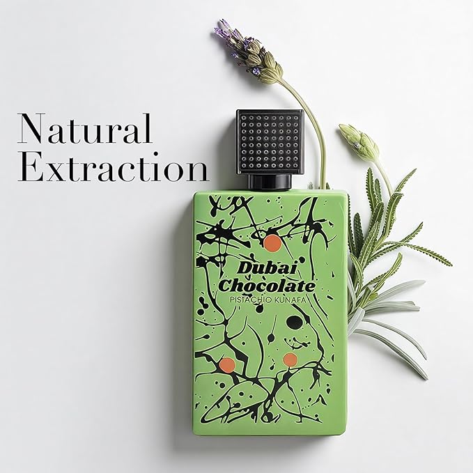 Men's Cologne Dubai Chocolate Noteds with Sweet Gourmand,Caramel & Pistachio - Eau de Parfum Long-Lasting Fragrance for Unisex Perfume, 3.40 Ounce / 100 ml Inspired Luxury Scent