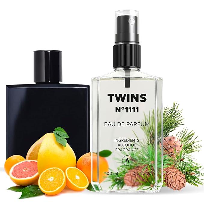 TWINS Impression of Bleu De Parfum | Perfume for Men Eau de Parfum | No.1111 | 3.4 Fl Oz / 100 ml