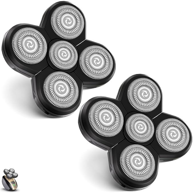 Head Shaver Replacement Heads Shaver Replacement Blades Refills Compatible with Freebird Shaver (1)