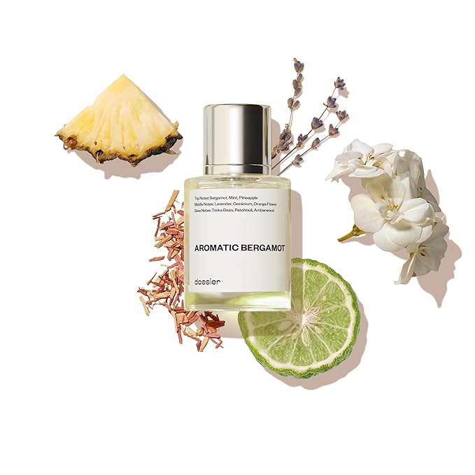 Dossier - Aromatic Bergamot 1.7 Fl oz (50ml) - Perfume Inspired by Y.S.L MY-SLF - Pure Infused - Paraben Free - Vegan - For Men | Pure Infused, Paraben Free, Vegan, For Men