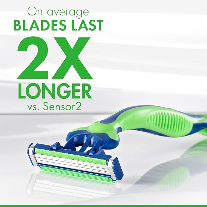 Gillette Sensor3 Sensitive Men's Disposable Razor, 1 Razor - Case of 36